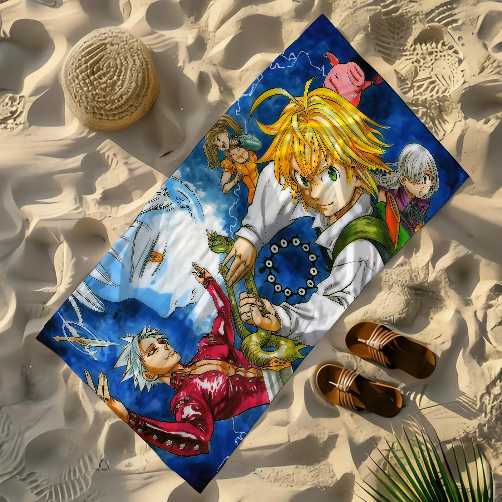 The Seven D-Deadly Sins Towel Beach Towels Yoga Gym Lightweight Portable For Swimming Shower Travel Sports Accessories Sandproof