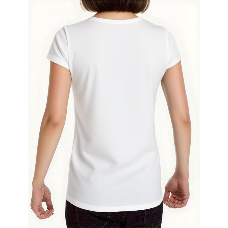 Womens Polyester Floral Garden Print Tee Crew Neck Short Sleeve Gray White Black 3 Colors Casual Commute Outdoor Daily Home Campus Holiday Family Wear