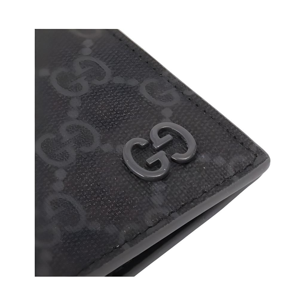Gucci Gg Detail Ceramic Effect Finish Passport Holder Men Accessories Black 795229-FACQC-1048
