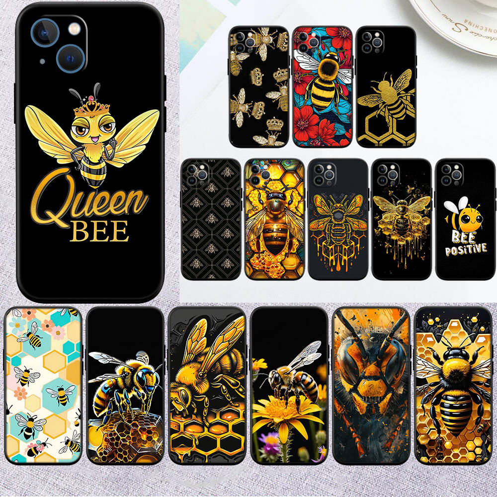MH20 Bees Cartoon New Shell Phone Case for Xiaomi Poco F5 F6 C40 C65 C55 C50 C51 M7 X7 C75 M6 C71 F7 C85 F8 Pro Ultra