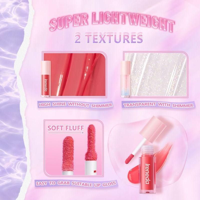 IRENEDA - Hi-Shine Lip Gloss - 6 Colors