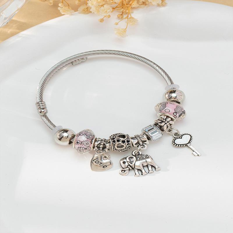 Fashion Multi-Element Rhinestone Beaded DIY Bracelet Jewelry