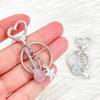 Stylish Keychain For Music Lovers Easy To And Durable Alloy Guitar Pendants Keychain Key Chains