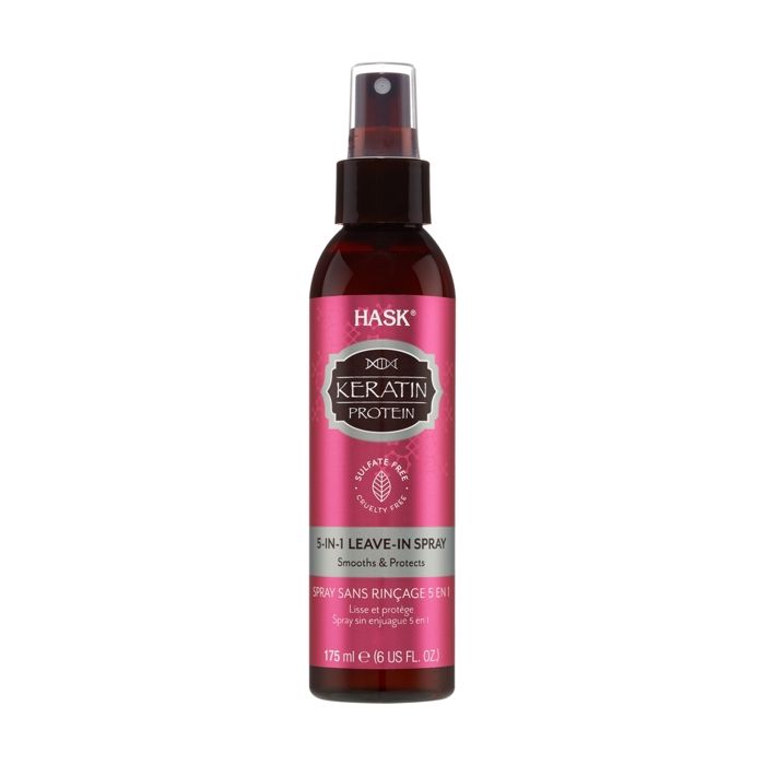 Spray Sans Rinçage - HASK - Keratin Protein 5en1 - 175 Ml - Tous Types De Cheveux