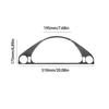 2Pcs For BMW 5 Series E39 M5 Carbon Fiber Interior Speedometer Cover Trim 98-03
