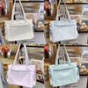 Youth Campus Nylon Crossbody Bag With Transparent Layer For Daily Casual Use