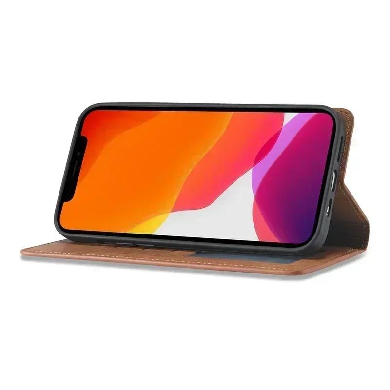 For Huawei P30 Pro VOG-L29 6.47" Cases Luxury Solid Color Wallet Flip Cover on For Huawei P30 P40 P20 Pro Lite Coque Phone Cover