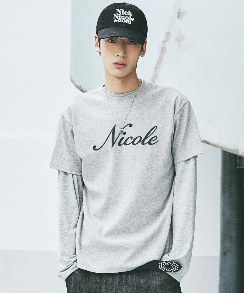 Nigaennikol Butterfly Long Sleeve T-Shirt_Melange