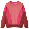 Bluza Dziecięca W Bloki Kolorów, Róż I Henna, 104