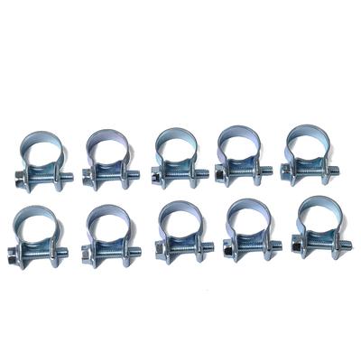 10Pcs 12-14MM Water Clip Fuel Hose Air Hose Clamp Galvanized M