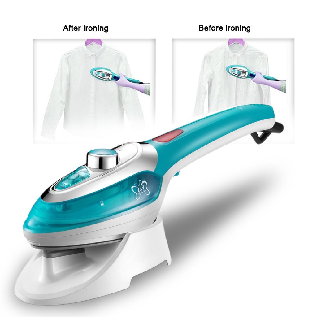 220V Household Steamer Vertical Steam Ironing Machine with Steam Iron, Brush, Iron for Ironing Clothes for Home 1000w