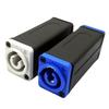 1Pc Led Powercon Ac Coupler Adapter Extender Connector Speakon Panel Mount Straight Adapter Blue White