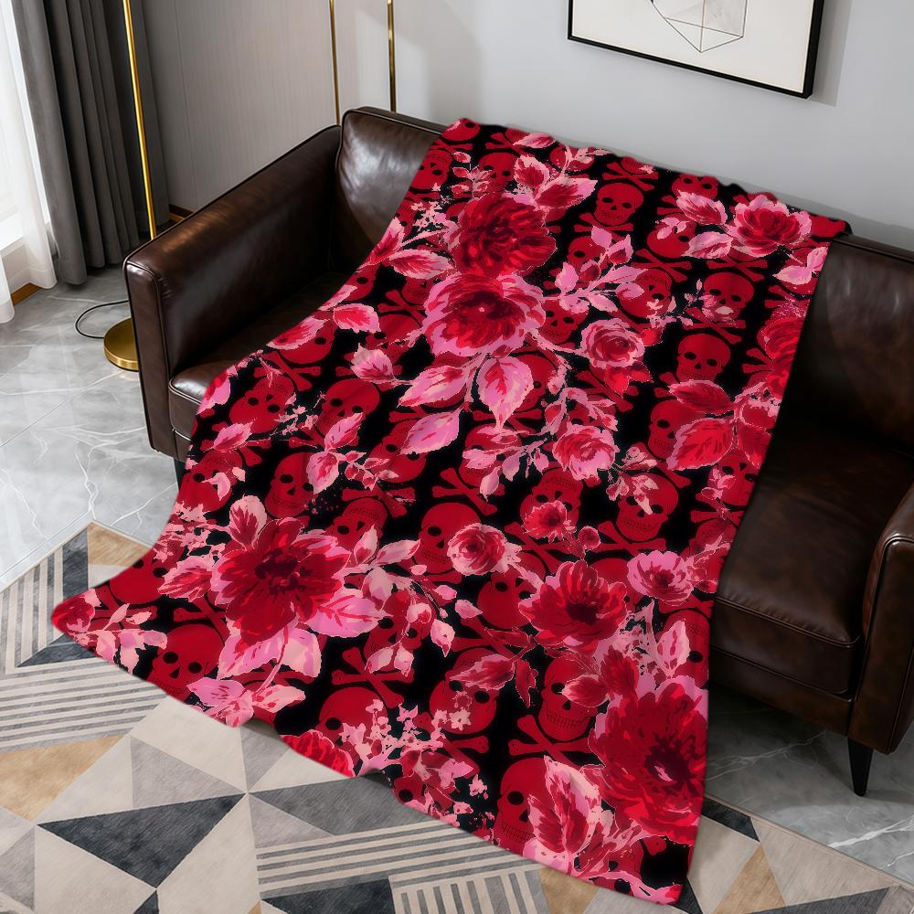 Flower Soft Warm Plush Blanket Dorm Sofa Living Room Pet b-b-betseyS-S Luxury Hogar Bed Gift J-J-JohnsonS-S Fashion Home Flannel