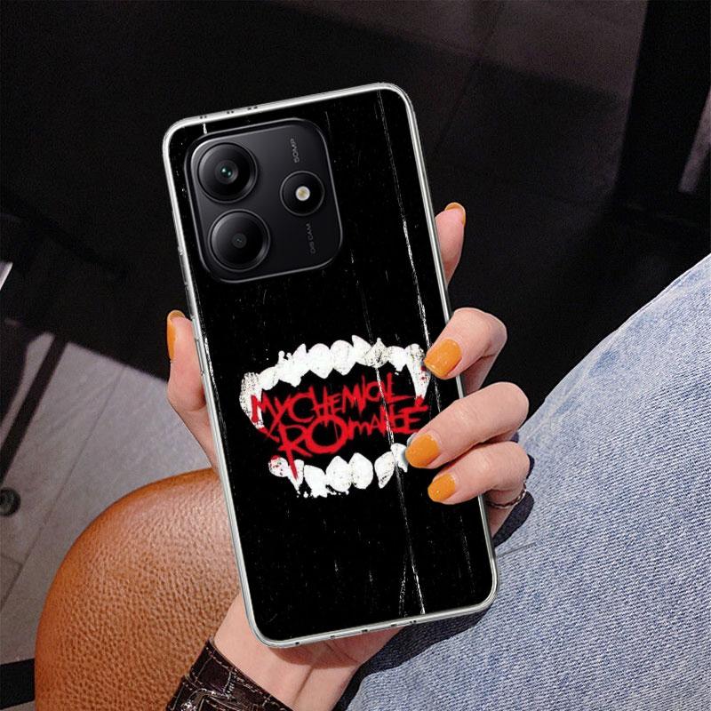 My Chemical Romance MCR Phone Case For Xiaomi Redmi Note 15 14 13 12S 12 11 Pro Plus 14S 11S 11E 10 10S 11T 5G Personalized Cove