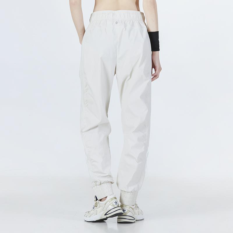 Adidas Solid Casual Jogger Knit Sports Pants Women Bottoms White HF2464