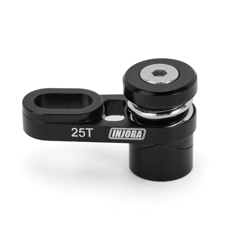INJORA 25T Aluminum Transmission Shift Unloading Servo Horn for 1/10 RC Crawler Axial SCX10 PRO Upgrade