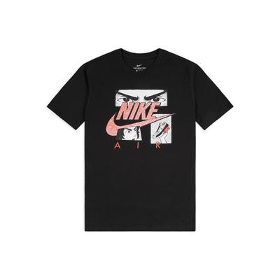 Sportswear Essential Logo Cartoon Print Pullover Short Sleeve T-Shirt Men Tops Black DB6152-010