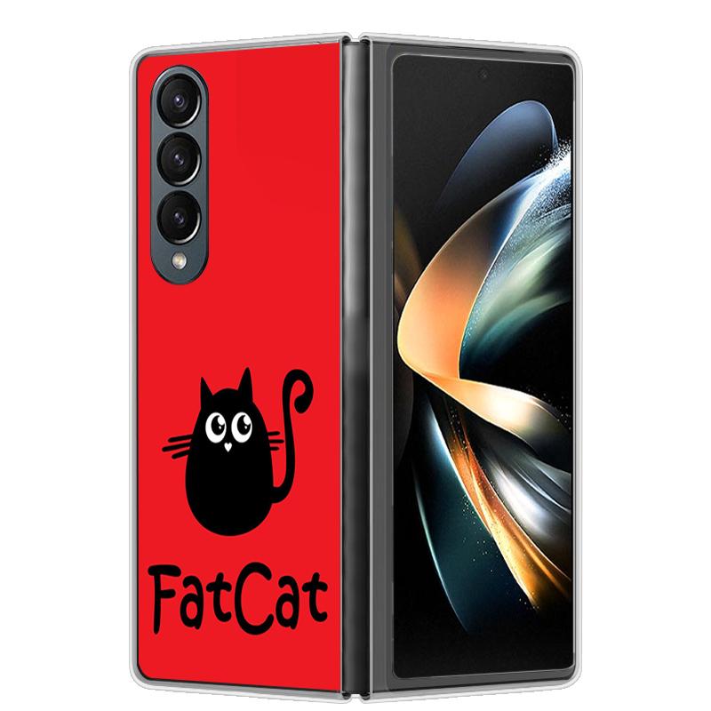 For Samsung Z Fold 4 Case ZFold 5 4 5G Hard Transparent Phone Cover For Samsung Galaxy Z Fold4 Fold5 Shockproof Bumper Fundas