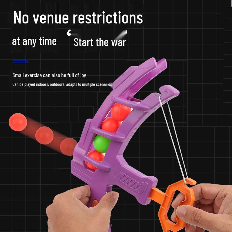 Radish Soft Ball Bow & Arrow: Parent-Child Interactive Shooting Toy with Elastic Plastic Target