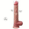 28CM Extra Long Female Simulated Penis Double Layer Liquid Silicone Dildo Realistic Female Masturbator Sex Toys Male Anal Plug Female Vaginal Plug