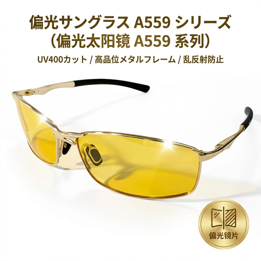 Night Night Glasses for Driving At Day Night Yellow Lens [luckinsell] Sunglasses, Men's Night, UV400, Ultra-lightweight, Outdoor, & Use, (Gold Frame)