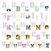 Alphabet Silicone Casting Mould Resin Letter Mold Keychain Pendant Capital Table Ornament Epoxy Mold DIY Jewelry Craft