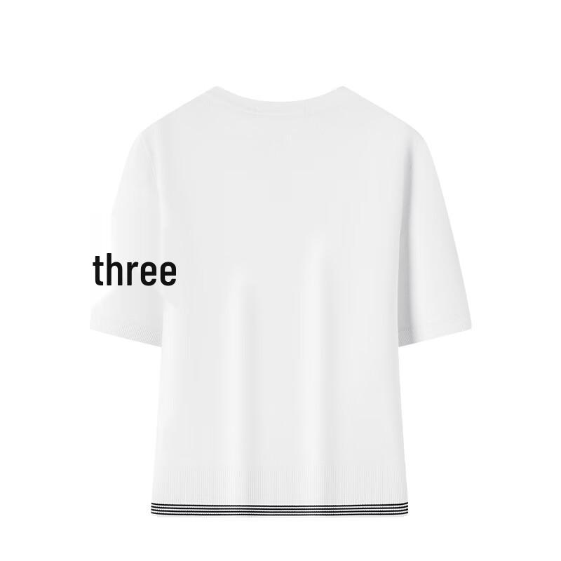 Navigare Women's Antibacterial Jacquard Short Sleeve Knit T-shirt