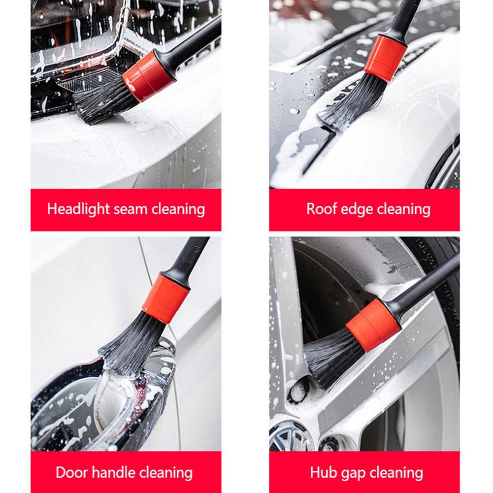 Car Wheel Detailing Brush Bendable Auto Wheel Woolies Brushes Car Cleaning Tools for Car Rim Tire Auto Wheel Brush J7Q4