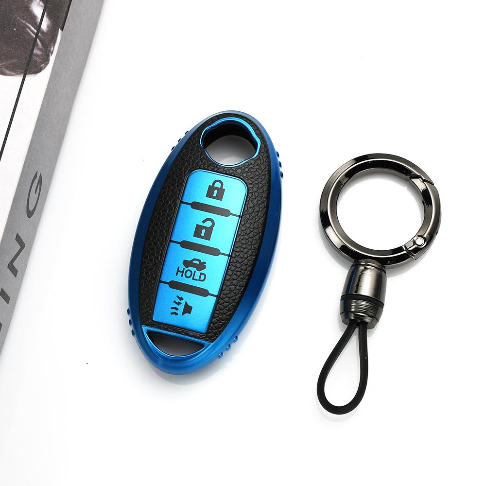 Auto Shell Accessories Car Key Case Cover Keyless For Nissan Kicks Tiida Pathfinder Qashqai X-Trail T32 Infiniti Juke J10 J11