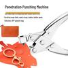 Multifunctional Round Hole Leather Belt Punch Pliers with OPP Transparent Bag