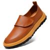 Fashion Classic Hand Sewing Male Slip on Flats Elegantes Loafers Comfy Moccasins Simple Dress Shoes Genuine Leather Men's Casual Shoes