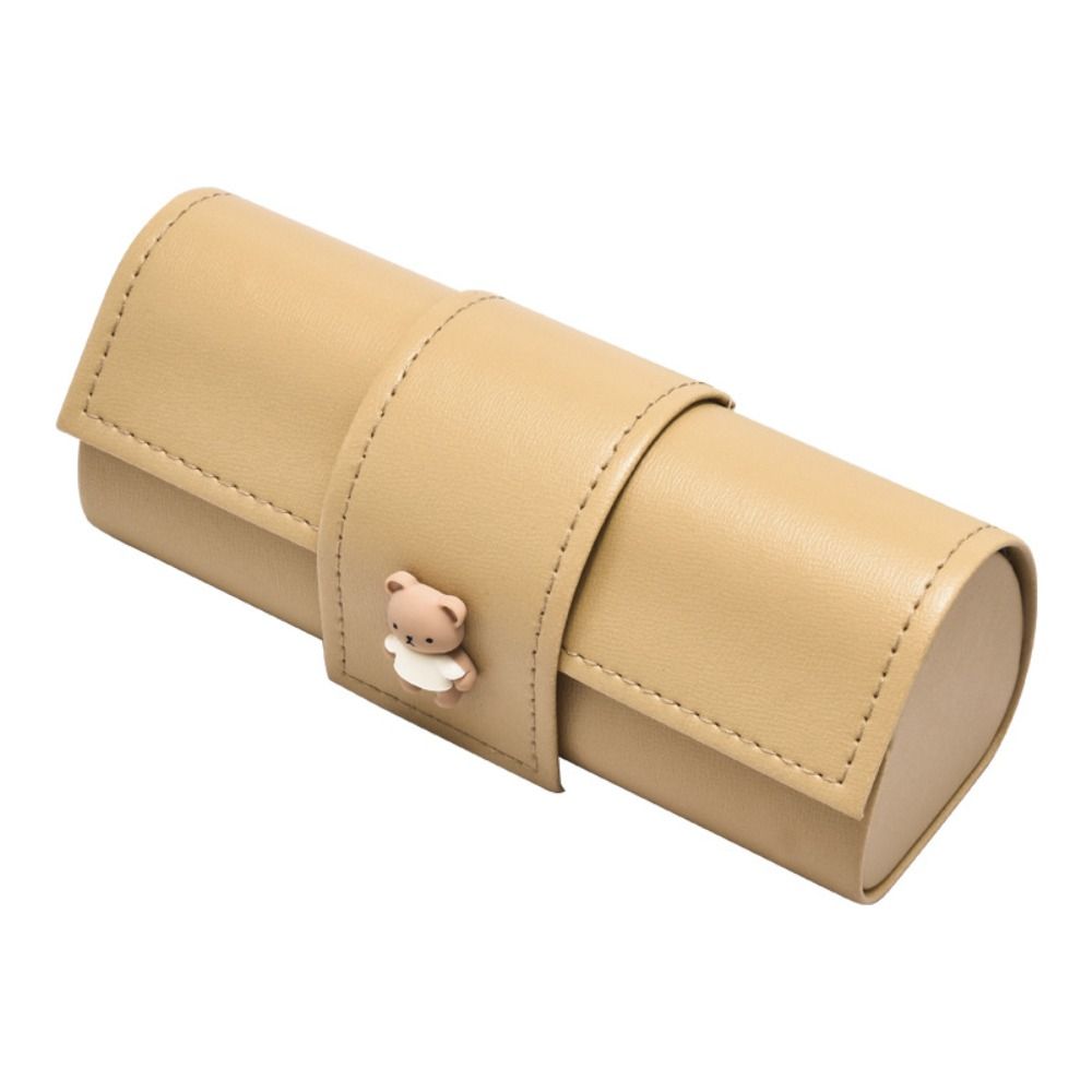 PU-Leder Brillenetui Anti-Druck Brillenbox Modische Brillenbox Geschenk