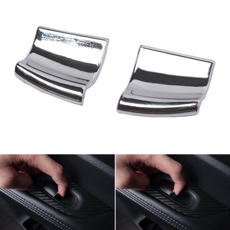 Car Window Glass Lift Button Trim Cover Sticker for X-Trail Qashqai