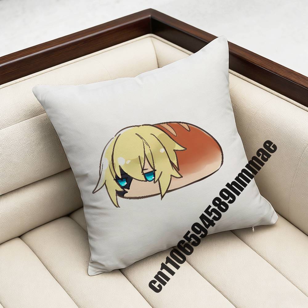 For Dainsleif Genshin Impact Throw Pillow Case Sham 45X45Cm 40X40Cm Square Car Pillowcase Pad Cushion Cover