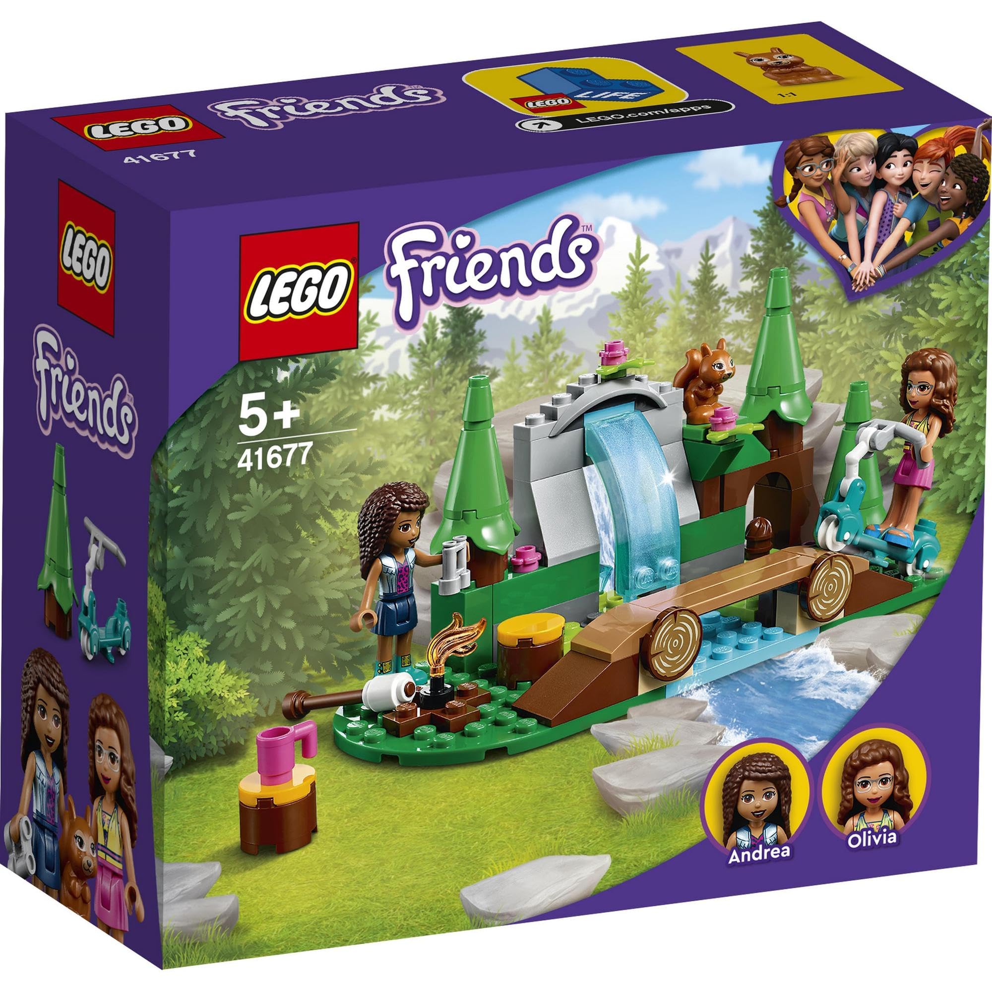 

LEGO Friends Водопад в лесу Хартлейк 41677 Конструктор Подарок Кукла для девочек от 5 лет