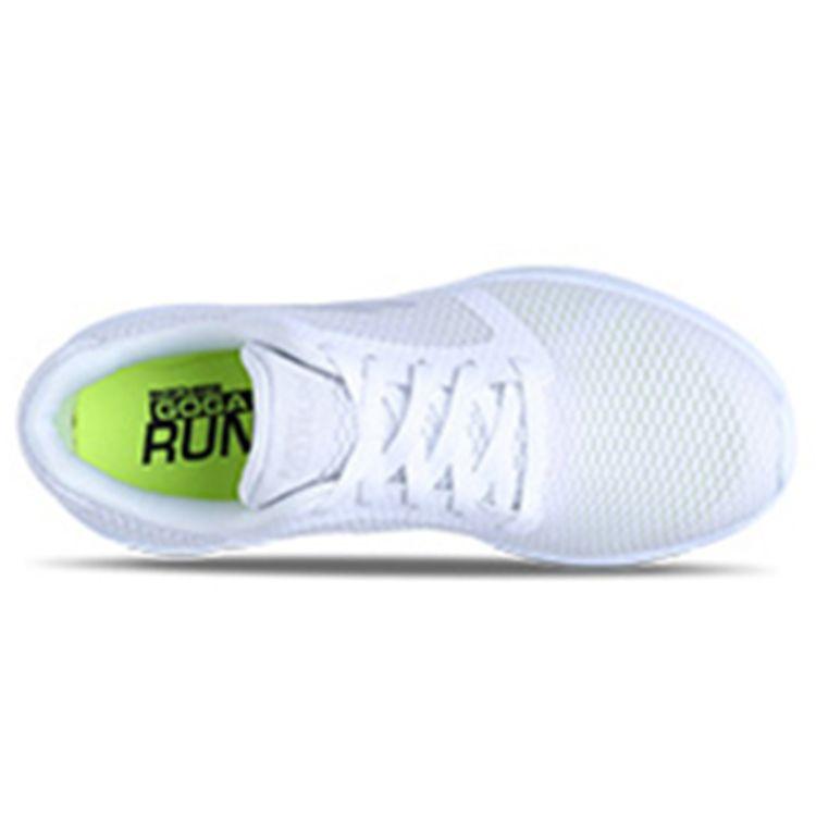 Skechers Go Ru Comfortable Daily Low-Top Casual Shoes Women Sneakers White 15061-WHT