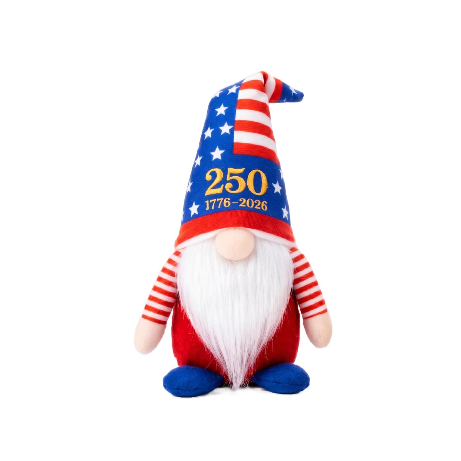 Patriotic Gnome Decor for 4th of, US 0th Anniversary Independence Day Decoration One Size