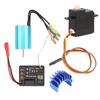 RC Brushless Motor ESC Servo Set Durbale Brushless Motor With Heat Sink for SG1603 1604 RC Car