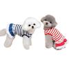 Dog Costume Spring Summer Dot Striped Traction Skirt