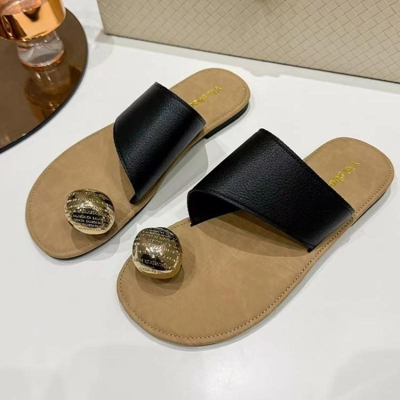 Módní Glamour Dámské Sandály s Prstýnkem na Prst Zdobené Kamínky - Vykročte do Třpytivého Stylu