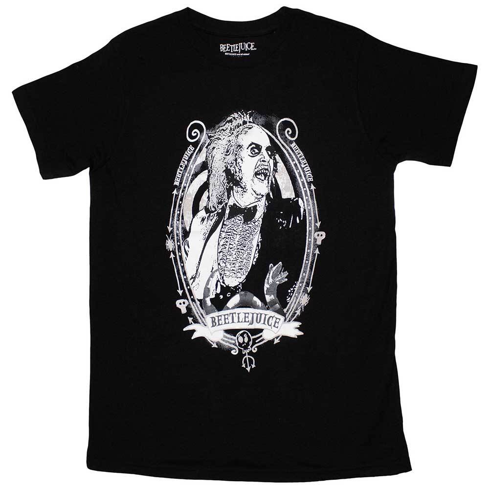 Beetlejuice Unisex T-Shirt: Beetle Frame (Medium) XL