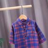 Boys Spring Summer Lightweight Long Sleeve Shirt Stylish Kids Dress Shirt