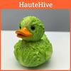 Whimsical Vegetable Duck Resin Sculpture For Home Decor And Collectors