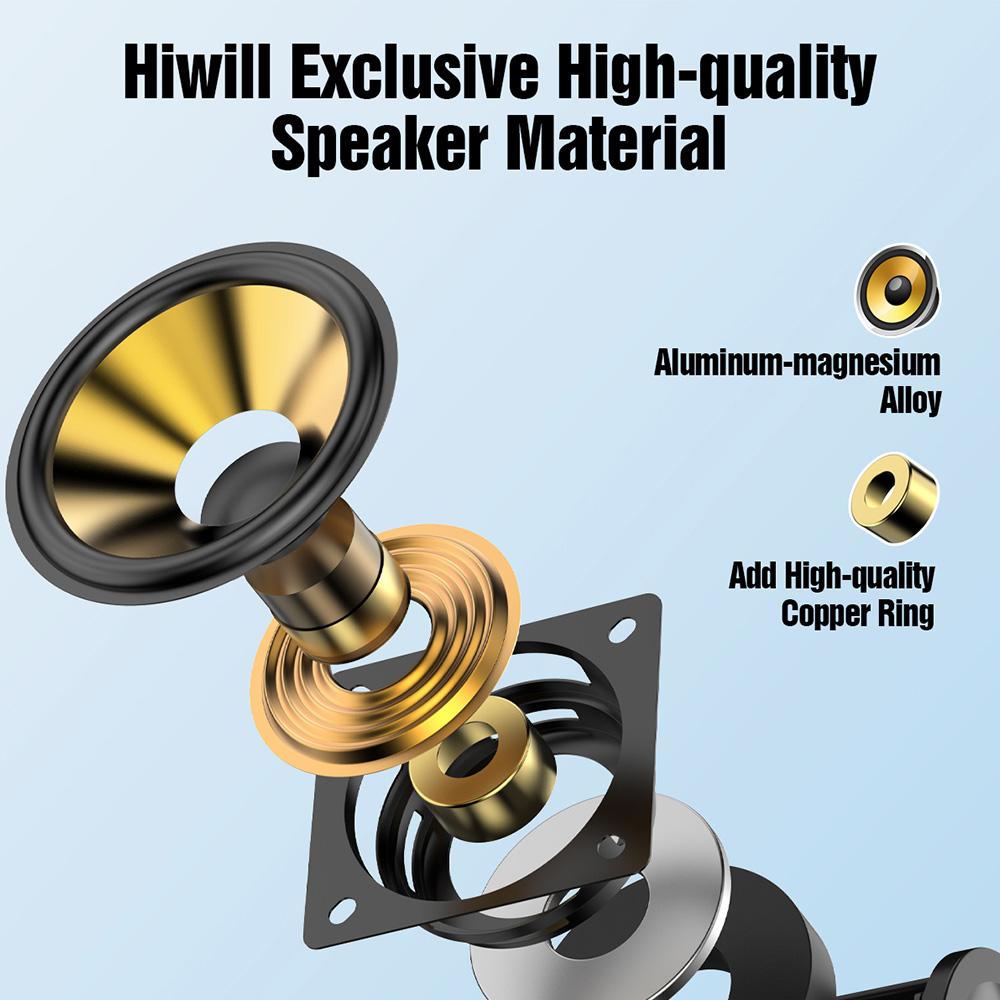 Hiwill A51 5.1 Channel Soundbar Subwoofer Speaker Kit, 380W Peak Power, Adjustable Treble & Bass