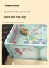 Baby and Toddler Safety Playpen with Walker and Bed Rail Guard