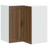 Vidaxl Corner Wall Cabinet for Kitchen, Porto, Brown Oak