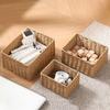 Handmade Cosmetics Storage Box Large Capacity Coffee Table Storage Basket  Kitchen
