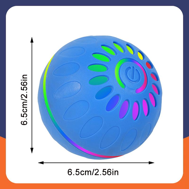 Smart Dog Toy Ball Automatic Interactive Pet Electronic Rolling USB Rechargeable Moving Bouncing for Puppy To Large Dog Chew Toy