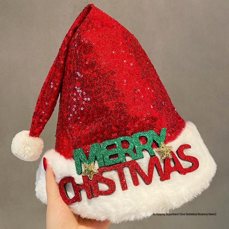 Cute Plush Christmas Tree Hat - Festive Photo Prop for Kids and Adults
