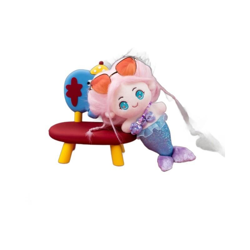 Pluszowa lalka z serii Syrenka z wypełnieniem z bawełny PP, idealna na prezent i do pokoju zabaw dla dzieci